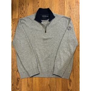 Polo Golf Ralph Lauren Men's Washable Cashmere Quarterzip Sweater XL EUC